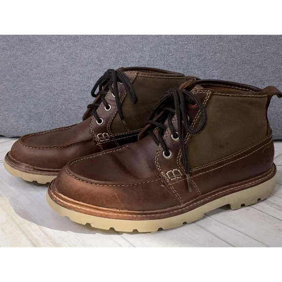 Boston Boot Co‎ Cambridge Chukka Brown Leather Waterproof Work Boots Men\'s 7.5 main image 7